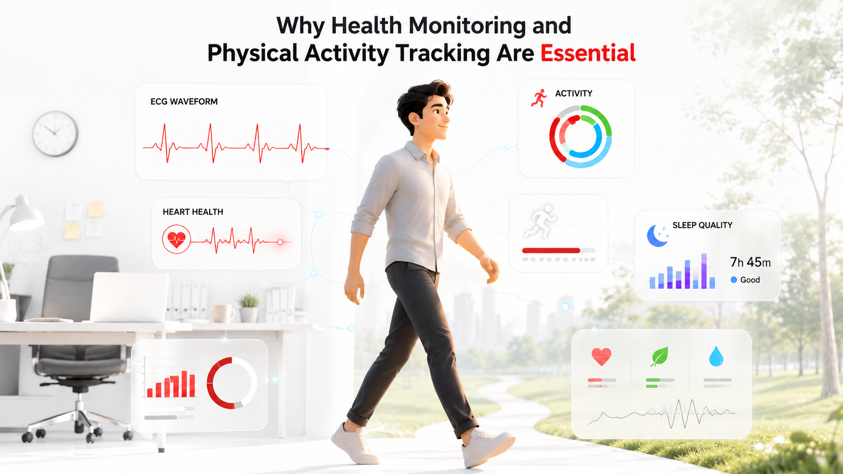 Why Health Monitoring and Physical Activity Tracking Are Essential for a Healthier Life