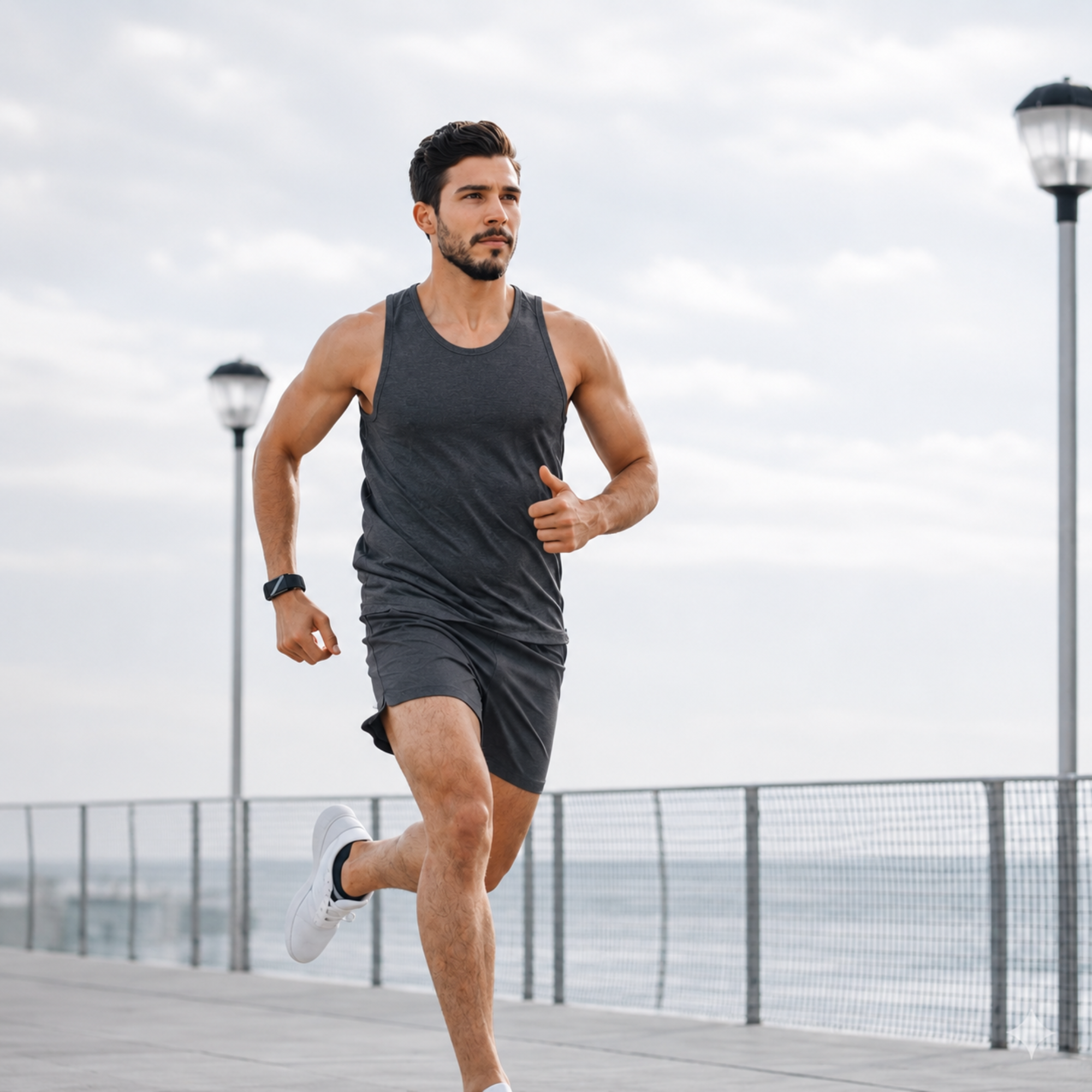Smart screenless VANTA FITBAND to track your running performance and health data insights.