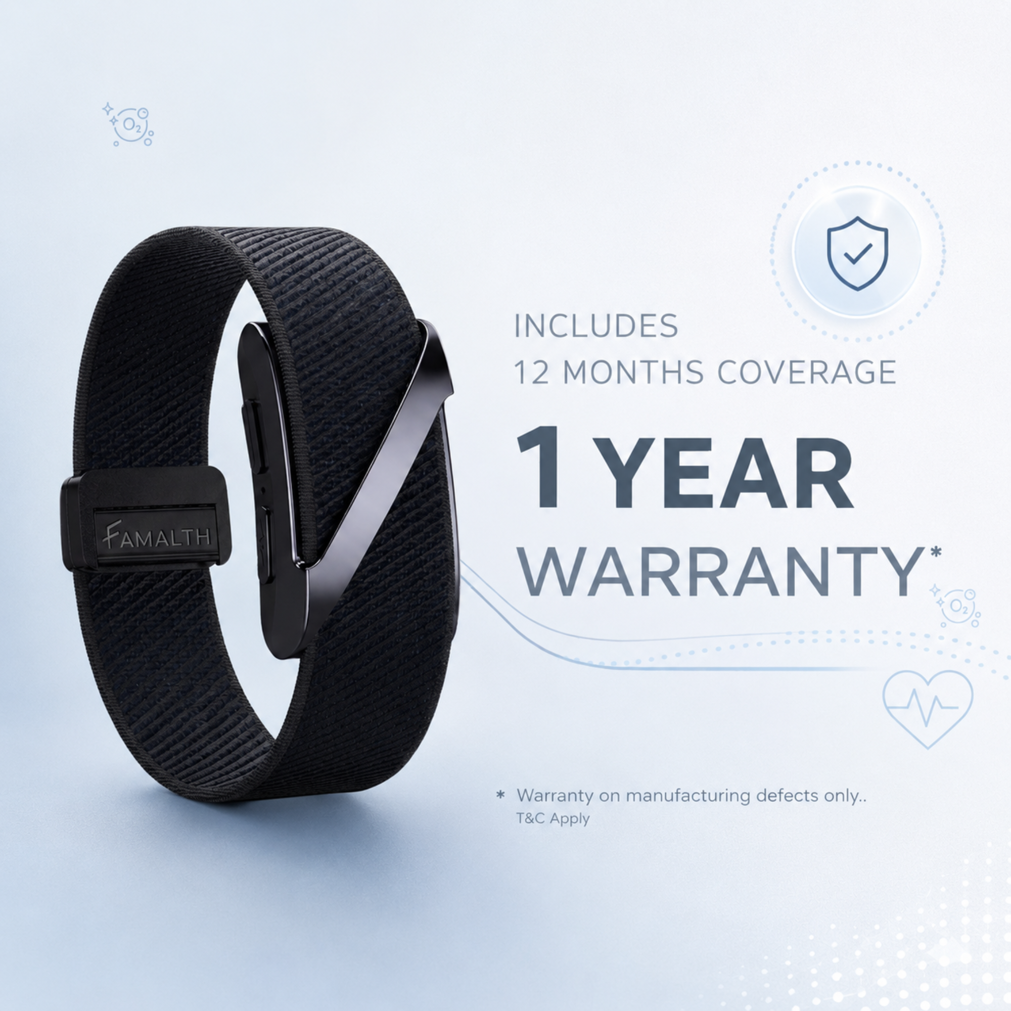 VANTA FItband with 1 Year Warrenty