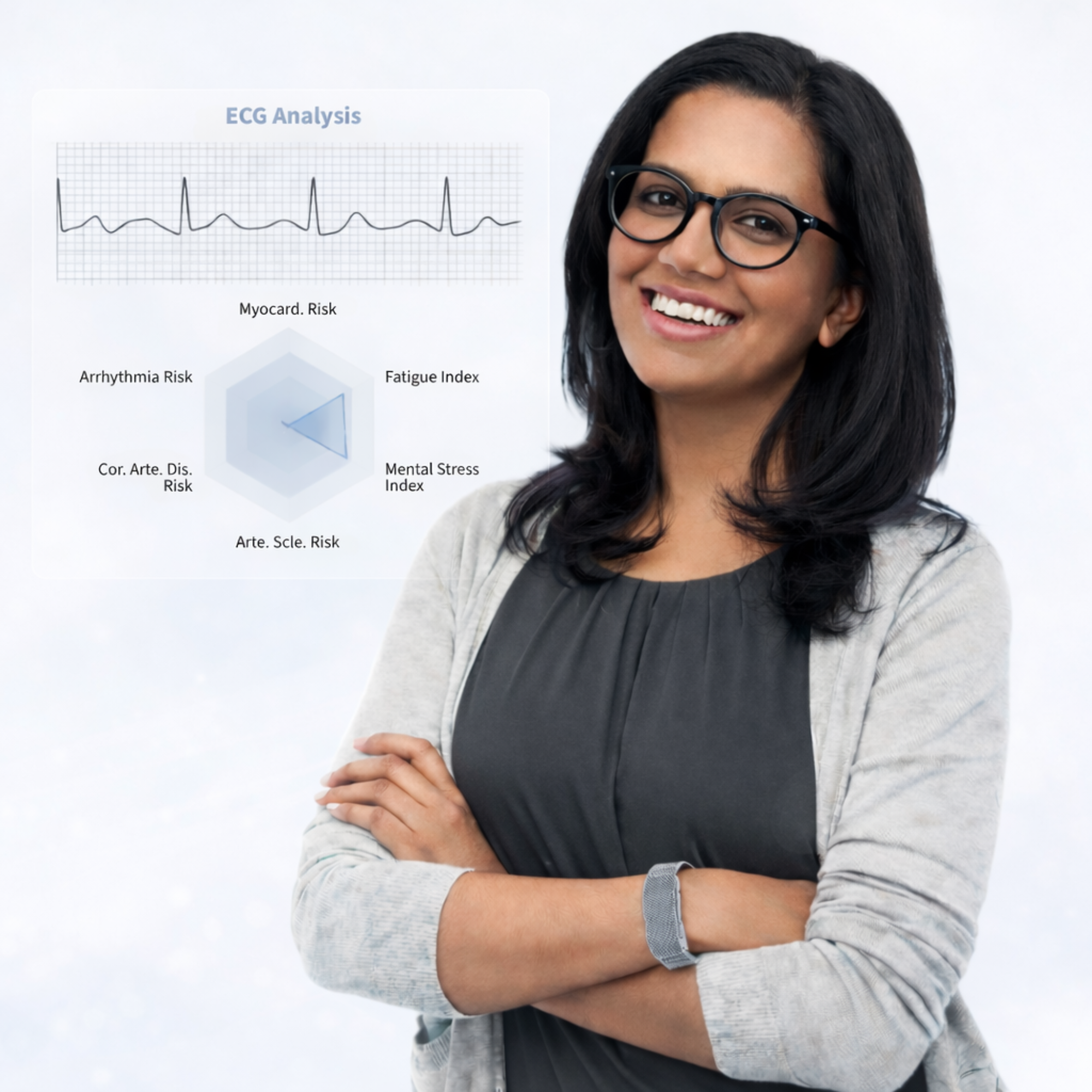 Get ECG analysis of your cardiac and heart health with VITRO FITBAND
