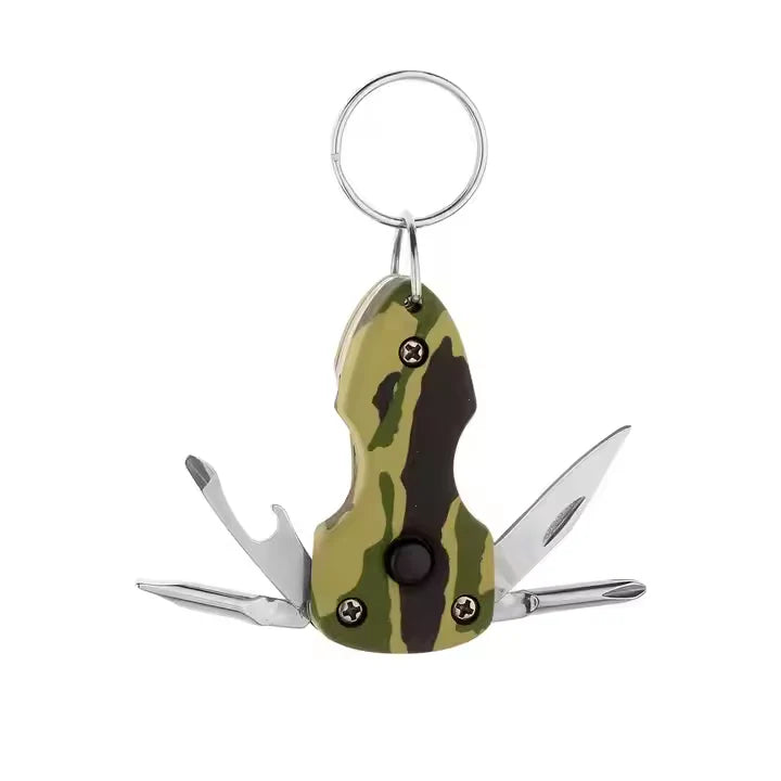 Military Keychain - Multifunctional Defence Toolkit with Torch