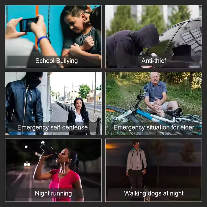 Self Defence Alarm Keychain - 140 dB Emergency Siren