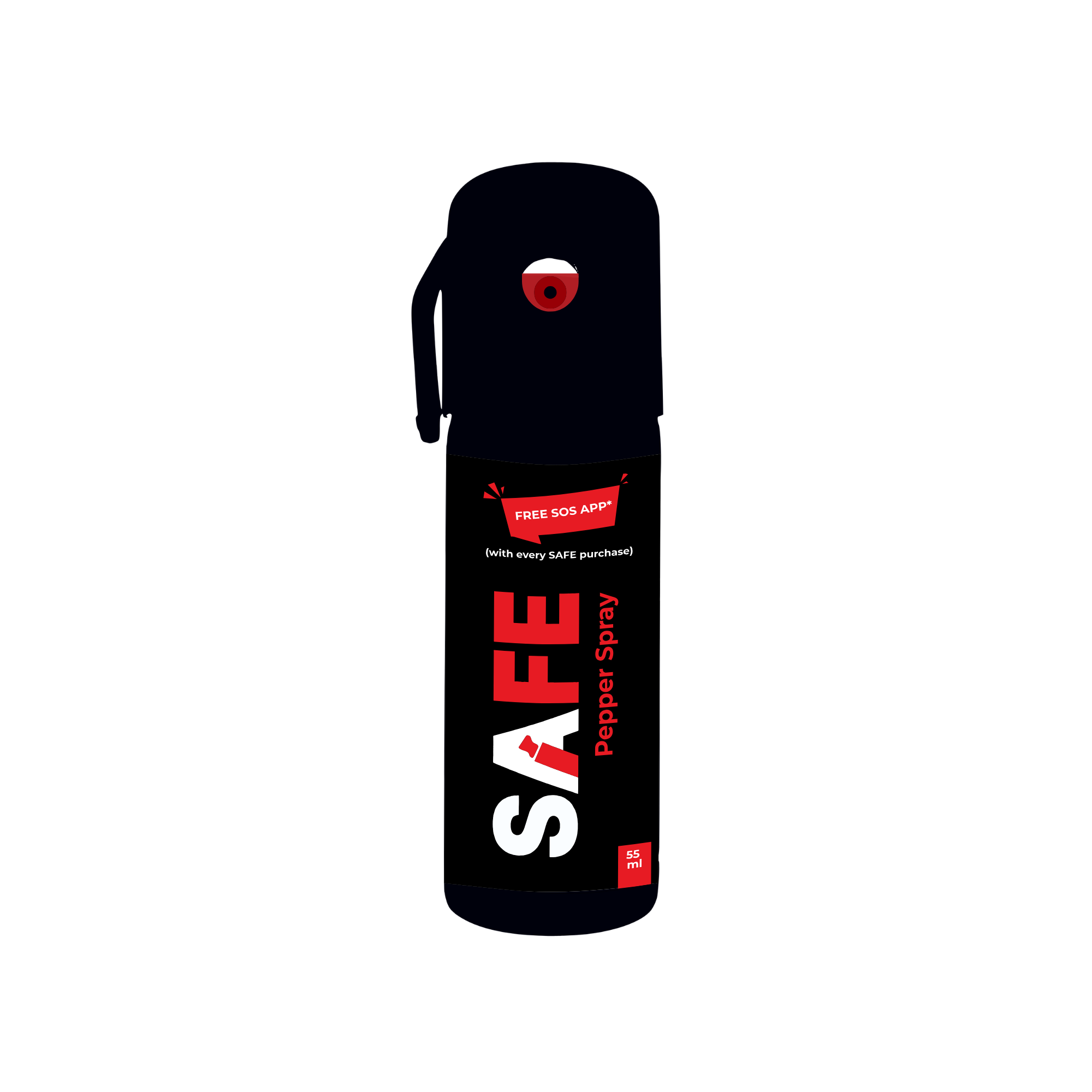 Black SAFE pepper spray