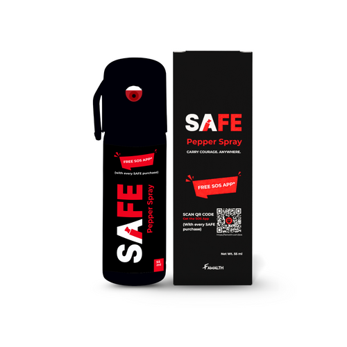 SAFE pepper spray with packaging box