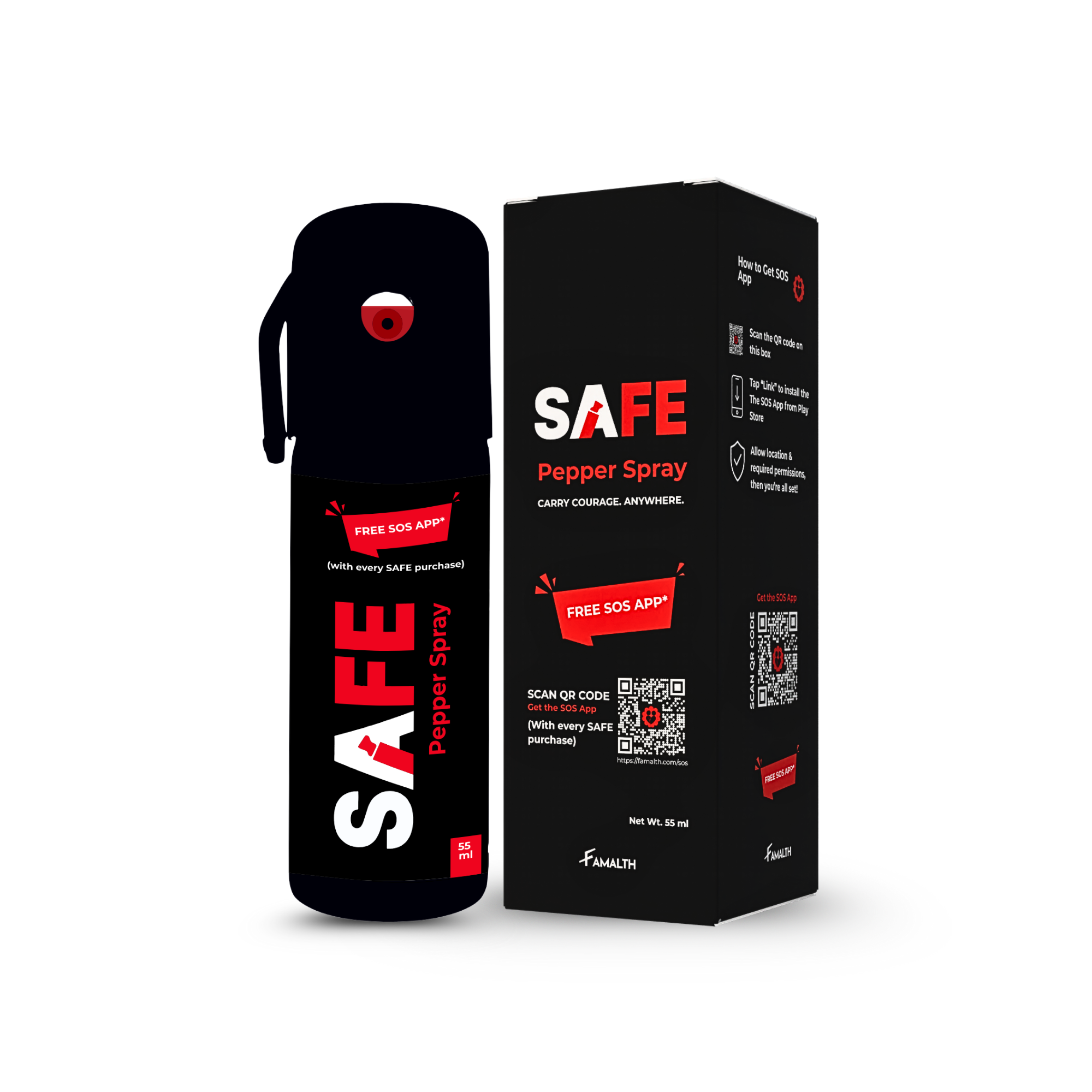 SAFE Pepper Spray for Self-Defense and personal safety